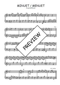Menuet en fa - 